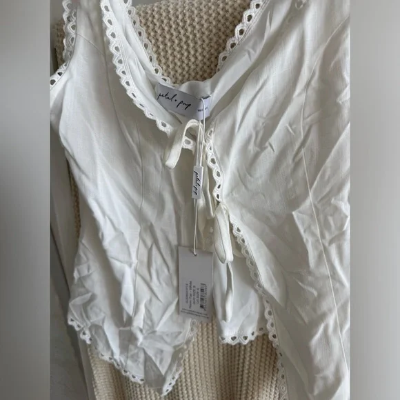 Petal & Pup RENN TOP - WHITE - Picture 6 of 7